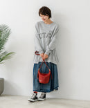 【C-FORT POINT/フォートポイント】裏毛リメイク風チュニック