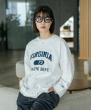 【DISCUS/ディスカス】【カレッジ調のブランドロゴプリントがアクセント】8分袖 ワイドシルエットTシャツ 綿100% カットソー ブランドロゴ カジュアル レイヤード アメカジ ストリート ❘ジーンズメイト公式オンラインショップ