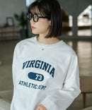 【DISCUS/ディスカス】【カレッジ調のブランドロゴプリントがアクセント】8分袖 ワイドシルエットTシャツ 綿100% カットソー ブランドロゴ カジュアル レイヤード アメカジ ストリート ❘ジーンズメイト公式オンラインショップ