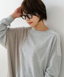 【C-FORT POINT/フォートポイント】コーデュロイ ワッフル 切り替え チュニック