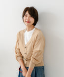 【C-FORTPOINT/フォートポイント】シャリシャリ Ｖネック シアーカーディガン