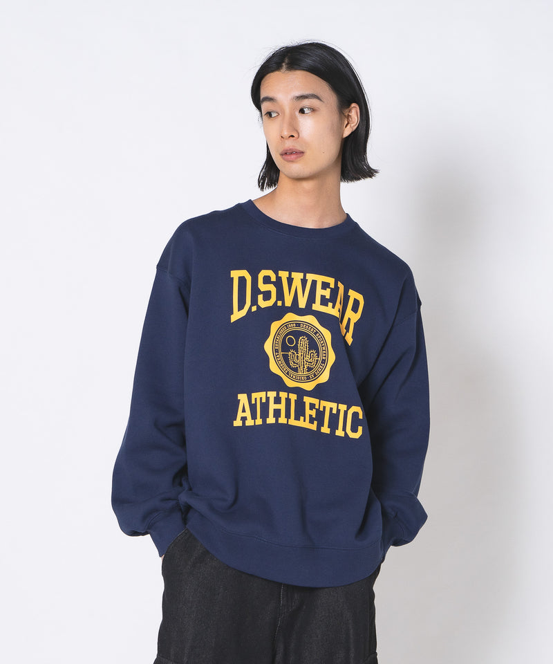 ヘビーウェイト クルーネック カレッジロゴ スウェット DESERT SPORTSWEAR デザートスポーツウェア