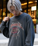 ピグメント加工 ヴィンテージライクプリントロンT 90s 古着 ロックT