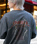 ピグメント加工 ヴィンテージライクプリントロンT 90s 古着 ロックT