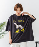 【C-FORT POINT/フォートポイント】ゆったり抜け感 DOGプリント スーパーBIGシルエットＴ ダルメシアンフォト 蛍光ロゴ オーバーサイズ ストリート 韓国ファッション ❘ジーンズメイト公式オンラインショップ