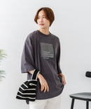 【C-FORTPOINT/フォートポイント】刺繍 7分袖チュニックTシャツ ❘ジーンズメイト公式オンラインショップ