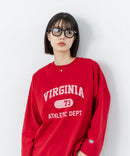 【DISCUS/ディスカス】【カレッジ調のブランドロゴプリントがアクセント】8分袖 ワイドシルエットTシャツ 綿100% カットソー ブランドロゴ カジュアル レイヤード アメカジ ストリート ❘ジーンズメイト公式オンラインショップ