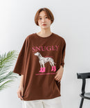 【C-FORT POINT/フォートポイント】ゆったり抜け感 DOGプリント スーパーBIGシルエットＴ ダルメシアンフォト 蛍光ロゴ オーバーサイズ ストリート 韓国ファッション ❘ジーンズメイト公式オンラインショップ