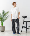 【CONVERSE/コンバース】JACK PURCELL プリントＴシャツ 綿100% ジャックパーセル アメカジ ストリート カジュアル シンプル ブランドアイコン 白 黒