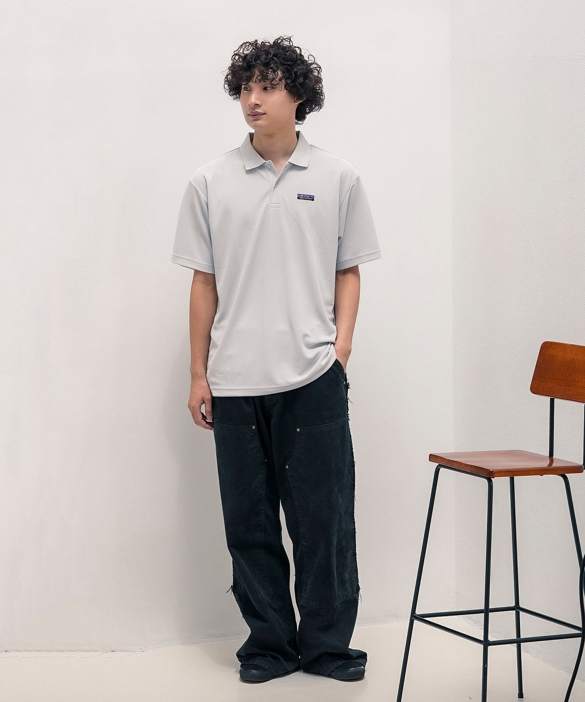 FRESH TECH 鹿の子 ポロシャツ【 RAGGED MOUNTAIN/ラギットマウンテン】 zo