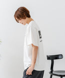 【CONVERSE/コンバース】JACK PURCELL プリントＴシャツ 綿100% ジャックパーセル アメカジ ストリート カジュアル シンプル ブランドアイコン 白 黒