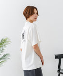 【CONVERSE/コンバース】JACK PURCELL プリントＴシャツ 綿100% ジャックパーセル アメカジ ストリート カジュアル シンプル ブランドアイコン 白 黒