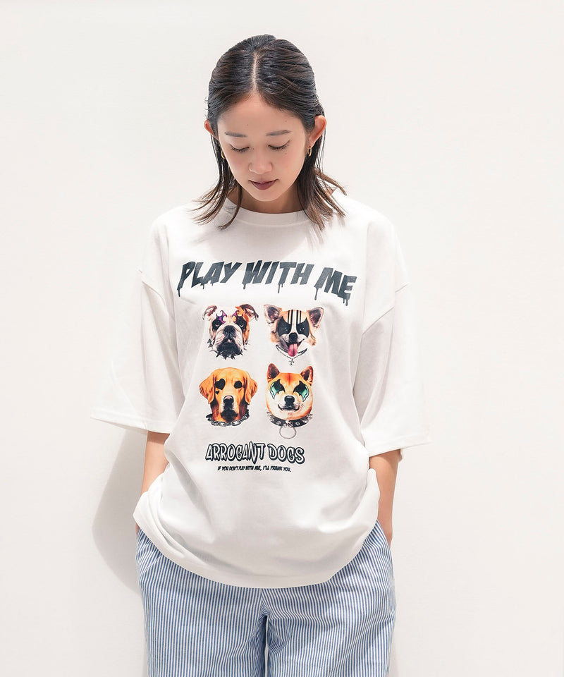 【CORISCO/コリスコ】アニマル プリント Tシャツ