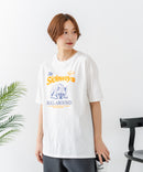 【C-FORT POINT/フォートポイント】【ゆったりルーズシルエット】フレンチブルドッグ×カレッジ風ロゴTシャツ フレブル 犬好き 古着風 ヴィンテージ風 おしゃれ 可愛い
