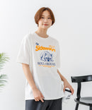 【C-FORT POINT/フォートポイント】【ゆったりルーズシルエット】フレンチブルドッグ×カレッジ風ロゴTシャツ フレブル 犬好き 古着風 ヴィンテージ風 おしゃれ 可愛い
