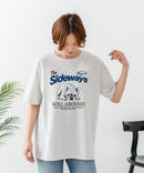 【C-FORT POINT/フォートポイント】【ゆったりルーズシルエット】フレンチブルドッグ×カレッジ風ロゴTシャツ フレブル 犬好き 古着風 ヴィンテージ風 おしゃれ 可愛い