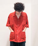 麻 レーヨン キューバシャツ【ROUGH TRADE/ラフトレード】