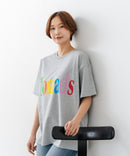 【C-FORT POINT/フォートポイント】カラフルロゴプリント ワイドシルエットTシャツ 韓国ファッション 部屋着 ワンマイル 春夏 ゆったり 綿100% ❘ジーンズメイト公式オンラインショップ