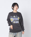 【SMILEY FACE/スマイリーフェイス】裏起毛オーバーサイズプリントスウェットトレーナー