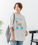 【C-FORT POINT/フォートポイント】ゆったり抜け感 DOGプリント スーパーBIGシルエットＴ ダルメシアンフォト 蛍光ロゴ オーバーサイズ ストリート 韓国ファッション ❘ジーンズメイト公式オンラインショップ