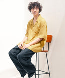 麻 レーヨン キューバシャツ【ROUGH TRADE/ラフトレード】