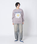 【SMILEY FACE/スマイリーフェイス】裏起毛オーバーサイズプリントスウェットトレーナー