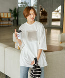 【C-FORTPOINT/フォートポイント】刺繍 7分袖チュニックTシャツ ❘ジーンズメイト公式オンラインショップ