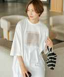 【C-FORTPOINT/フォートポイント】刺繍 7分袖チュニックTシャツ ❘ジーンズメイト公式オンラインショップ