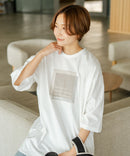 【C-FORTPOINT/フォートポイント】刺繍 7分袖チュニックTシャツ ❘ジーンズメイト公式オンラインショップ