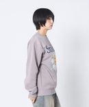 【SMILEY FACE/スマイリーフェイス】裏起毛オーバーサイズプリントスウェットトレーナー