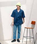 麻 レーヨン キューバシャツ【ROUGH TRADE/ラフトレード】