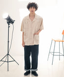 麻 レーヨン キューバシャツ【ROUGH TRADE/ラフトレード】