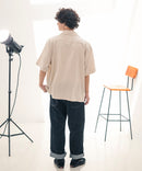 麻 レーヨン キューバシャツ【ROUGH TRADE/ラフトレード】