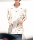 麻 レーヨン キューバシャツ【ROUGH TRADE/ラフトレード】