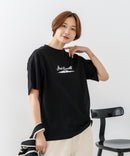 【CONVERSE/コンバース】JACK PURCELL プリントＴシャツ 綿100% ジャックパーセル アメカジ ストリート カジュアル シンプル ブランドアイコン 白 黒