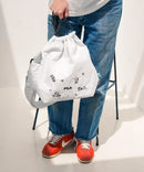 フロント刺繍 ドローストリングショルダーバッグ【FILA/フィラ × PEANUTS/ピーナッツ】