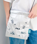 フロント刺繍 ドローストリングミニショルダーバッグ【FILA/フィラ × PEANUTS/ピーナッツ】