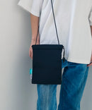 フロント刺繍 ドローストリングミニショルダーバッグ【FILA/フィラ × PEANUTS/ピーナッツ】