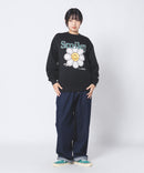 【SMILEY FACE/スマイリーフェイス】裏起毛オーバーサイズプリントスウェットトレーナー