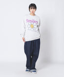 【SMILEY FACE/スマイリーフェイス】裏起毛オーバーサイズプリントスウェットトレーナー