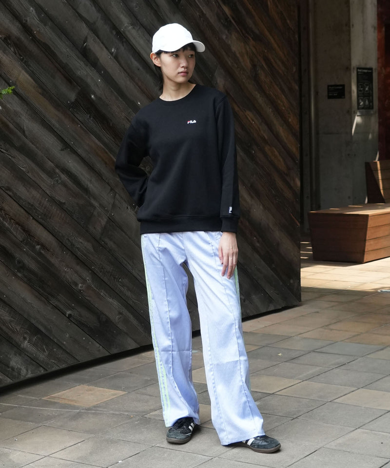 【FILA/フィラ】ワンポイント刺繍 スウェットトレーナー ブランドロゴ