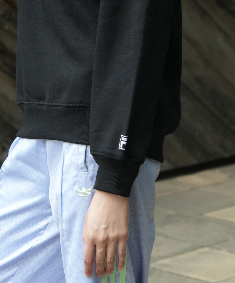 【FILA/フィラ】ワンポイント刺繍 スウェットトレーナー ブランドロゴ