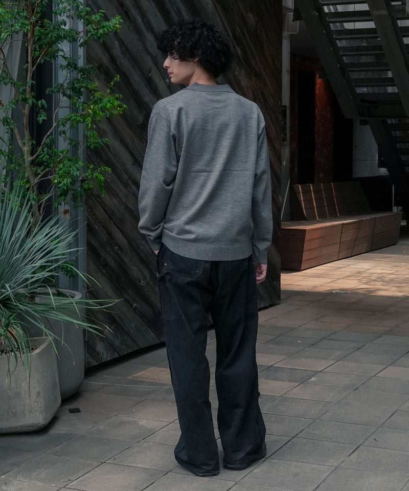 【U.S. POLO ASSN./ユーエスポロアッスン 】ニットポロシャツ