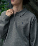 【U.S. POLO ASSN./ユーエスポロアッスン 】ニットポロシャツ