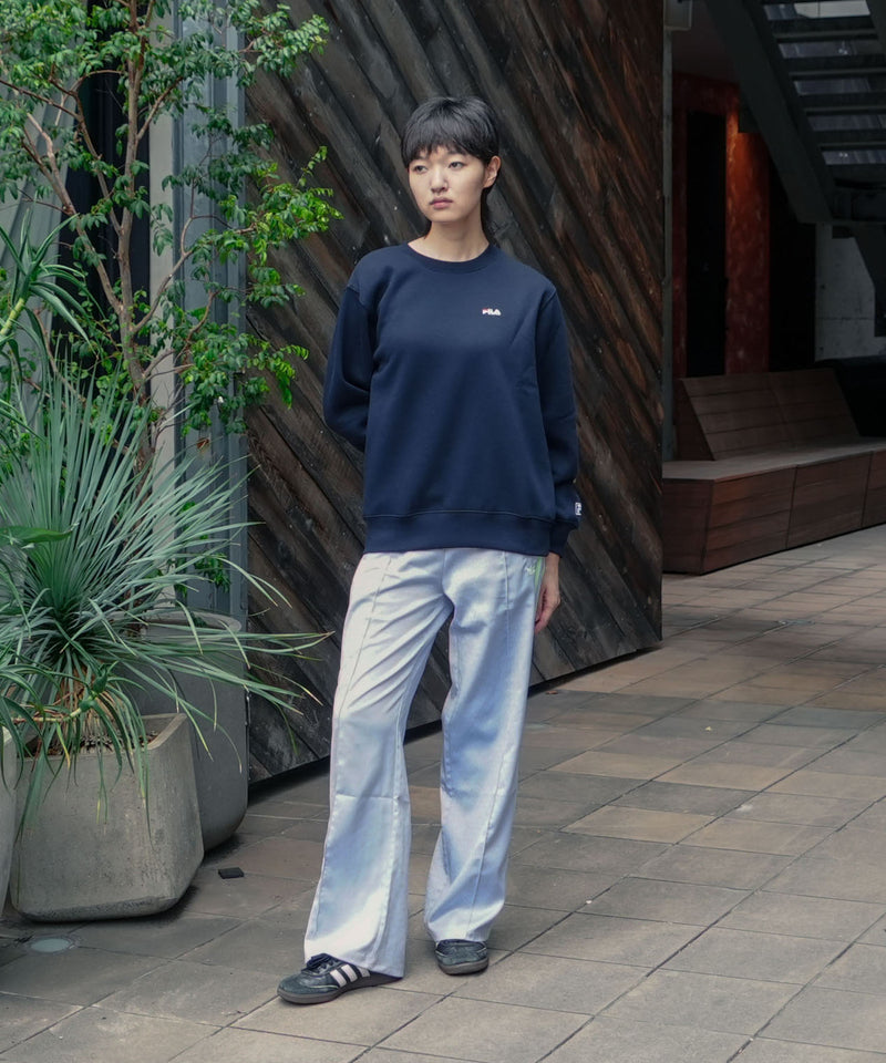 【FILA/フィラ】ワンポイント刺繍 スウェットトレーナー ブランドロゴ