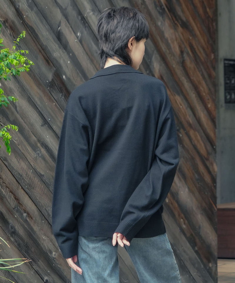 【U.S. POLO ASSN./ユーエスポロアッスン 】ニットポロシャツ
