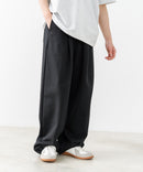 【SAVIER：サビアー】ダブルタック ワイド スウェットパンツ ❘ジーンズメイト公式オンラインショップ