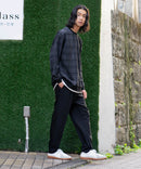 ストレッチ ツイル イージー トラウザー イージーケア マシンウォッシャブル 防シワ 大人カジュアル 美シルエット ジャストサイズ BLUE STANDARD ブルースタンダード