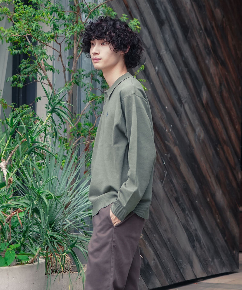 【U.S. POLO ASSN./ユーエスポロアッスン 】ニットポロシャツ