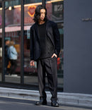 ストレッチ ツイル イージー トラウザー イージーケア マシンウォッシャブル 防シワ 大人カジュアル 美シルエット ジャストサイズ BLUE STANDARD ブルースタンダード